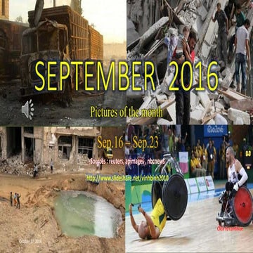 SEPREMBER 2016 - Pictures of the month - Sep.16 - Sep. 23