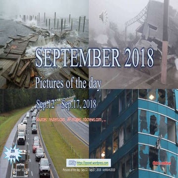 SEPTEMBER 2018 - Pictures of the day - Sep.12 - Sep.17, 2018