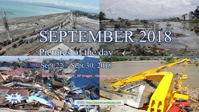 SEPTEMBER 2018 - Pictures of the day - Sept.22 - Sept.30, 2018