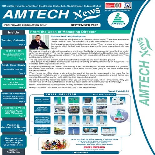 Amtech Drive Solution Newsletter