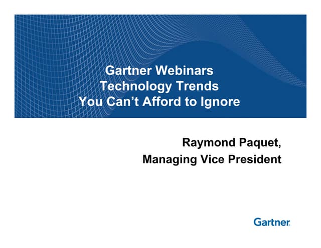 September 2 Technology Trends Rpaquet