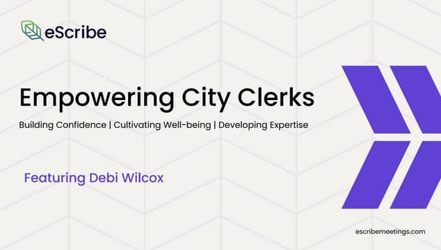 Empowering City Clerks