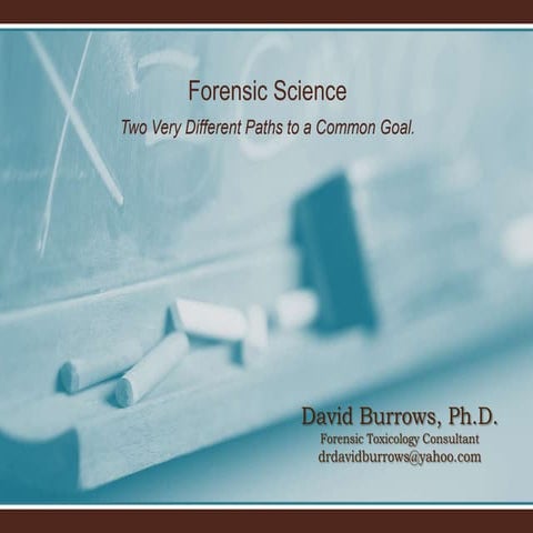 Raising the Bar: New Expectations in Forensic Sciences.