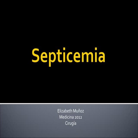 Septicemia