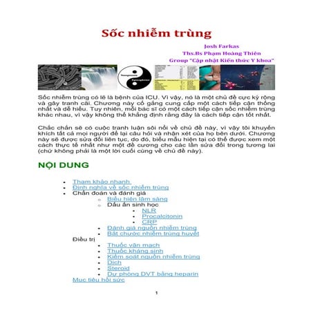 Sốc nhiễm trùng