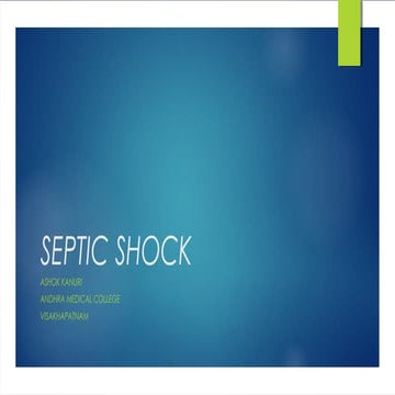 Septic shock | PPT
