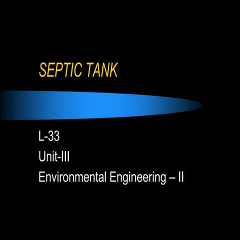 Septic tank