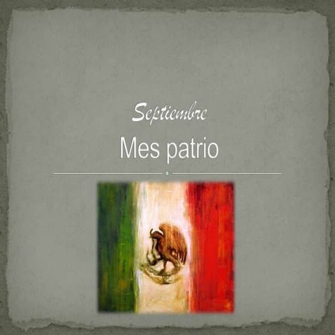 Mes Patrio Septiembre
