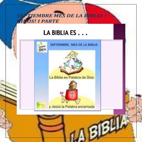 Septiembre mes de la biblia NINOS I parte