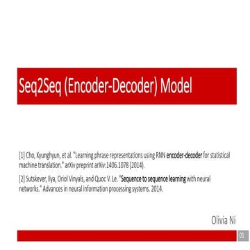 Seq2Seq (encoder decoder) model | PDF | Programming Languages | Computing