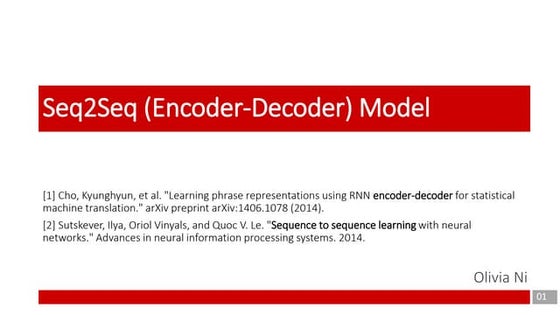 Attention Mechanism in Language Understanding and its Applications | PPT
