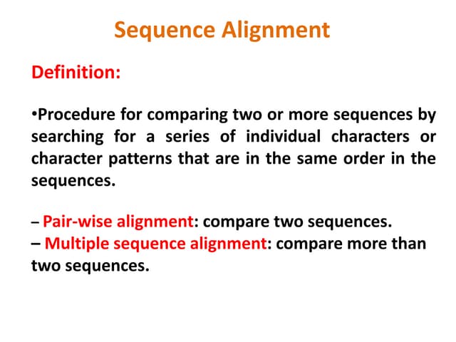 seq alignment.ppt