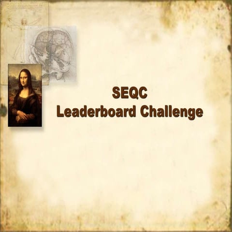 SEQC Leaderboard Challenge