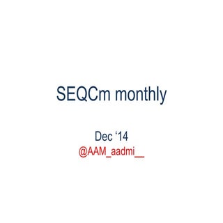 SEQCm December 2014