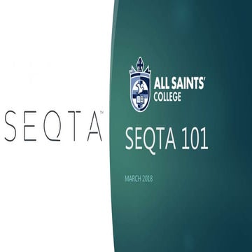 Seqta Parent Introduction 