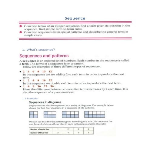 Sequence | PDF
