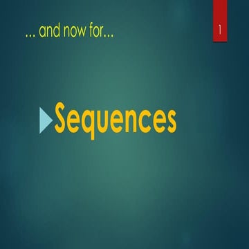 Discrete Mathematics - Sequences    .pdf