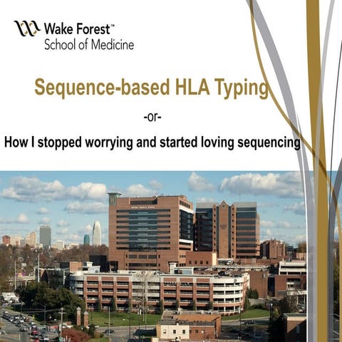 Case Study: Sequence-based HLA Typing - How I stopped worrying and started lo...
