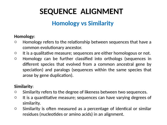 Sequence alignment for bio informatics.pptx