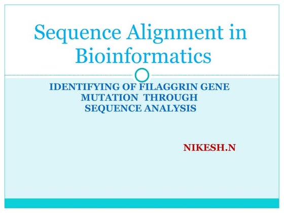 Scoring schemes in bioinformatics (blosum) | PPTX | Genetics | Science