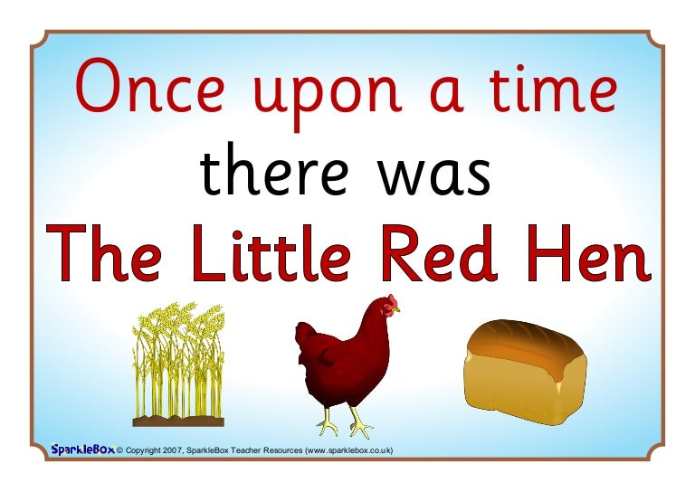 Sequence cards for Little Red Hen