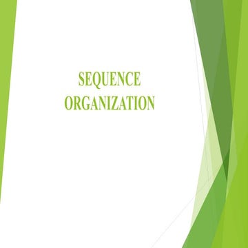 Sequence organization in conversation analysis