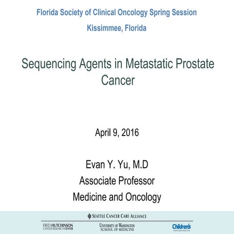 Sequencing Agents in Metastatic Prostate Cancer