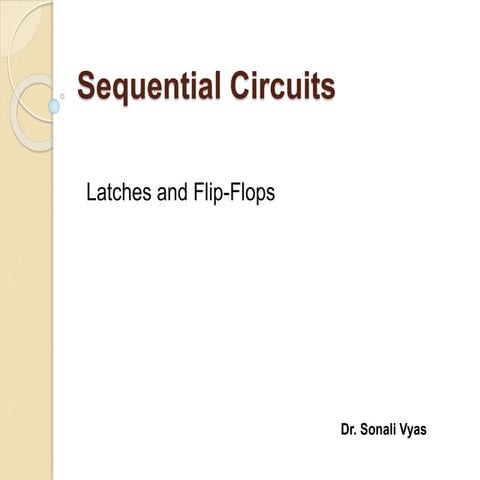 Sequential circuits | PPTX | Programming Languages | Computing