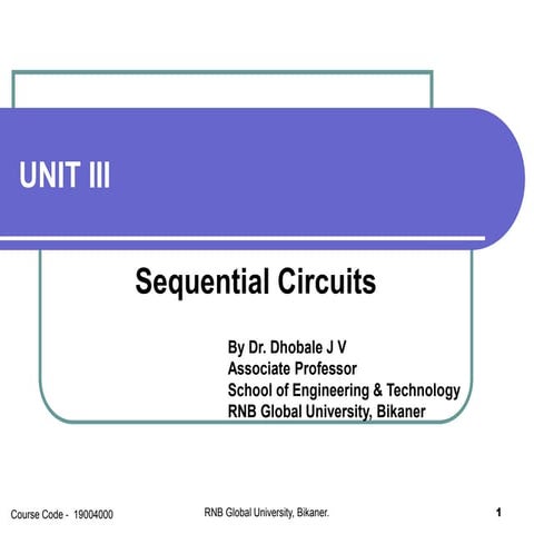 Sequential circuits | PPT