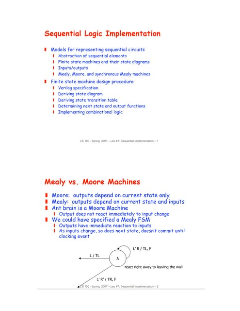 Fsm sequence detector | PPT