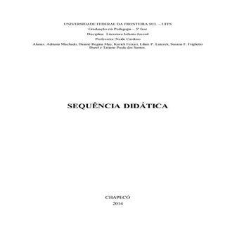 Sequência didática de contos de terror