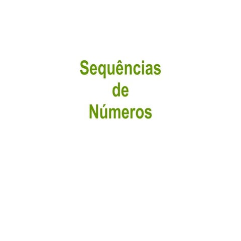 Sequências 2