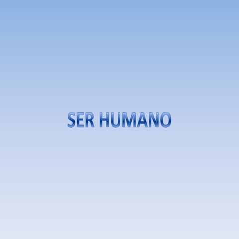 Ser humano