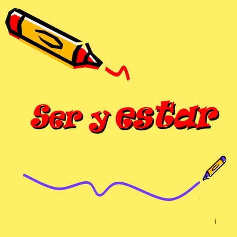 SER Y ESTAR