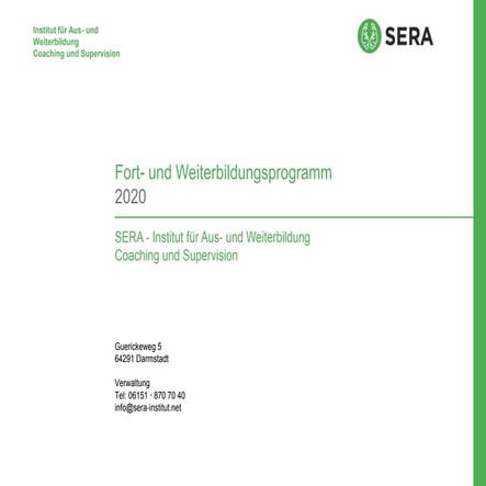 Fortbildungsprogramm 2020 | PPT