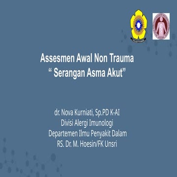 Comprehensive Assessment and Management of Acute Asthma Attacks | PPTX
