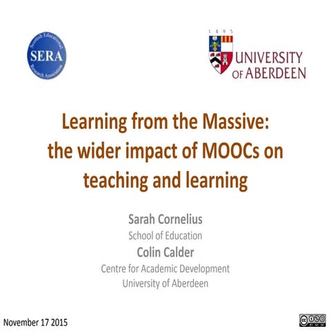 SERA Conference workshop nov15