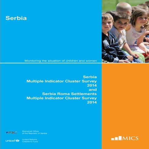 Serbia 2014 MICS National and Roma Settlements