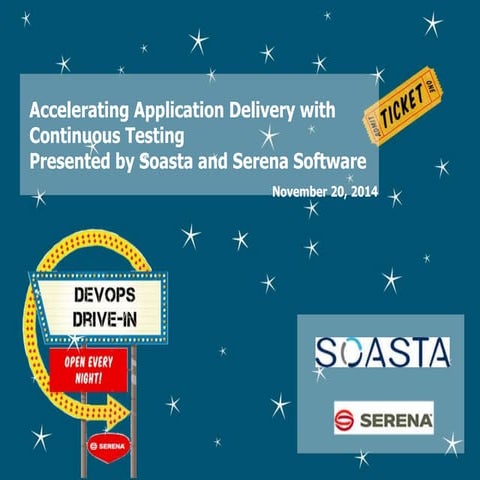 Serena Webcast: Accelerating Application Delivery with Continuous Testing