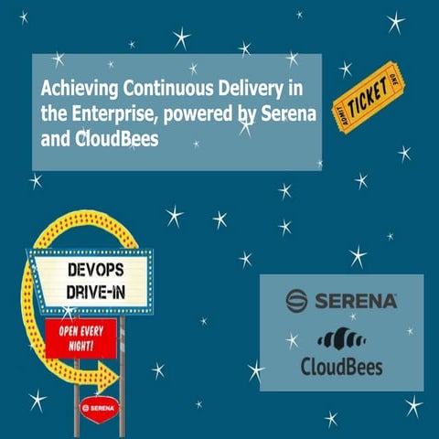 Continuous Delivery in the Enterprise, powered by Serena and CloudBees