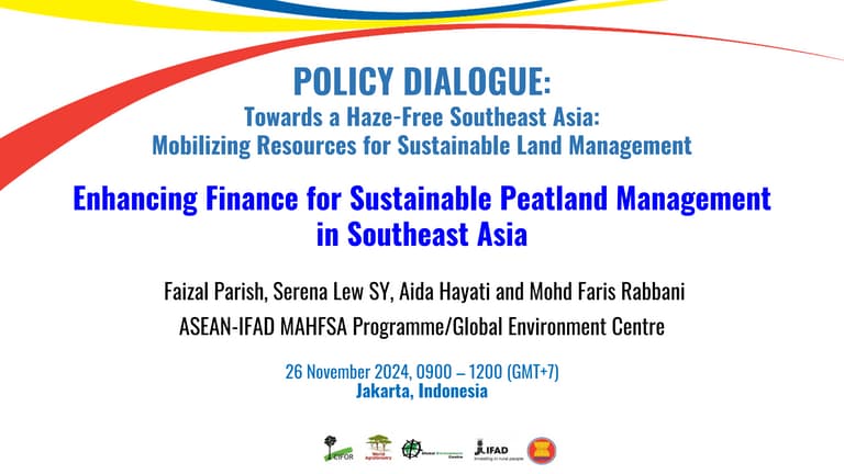 thumbnail of  Enhancing Finance for Sustainable Peatland Management in Southeast Asia