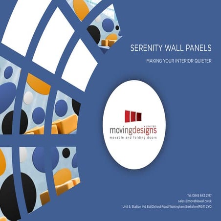 Moving Designs - Acoustic Wall Absorption Panels | PDF