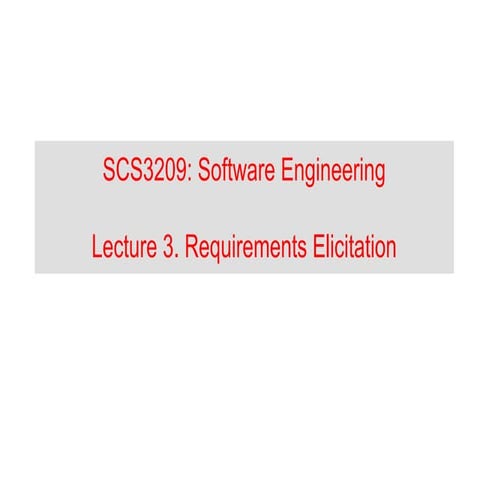 SE Requirement Elicitation Lecture 3.pdf