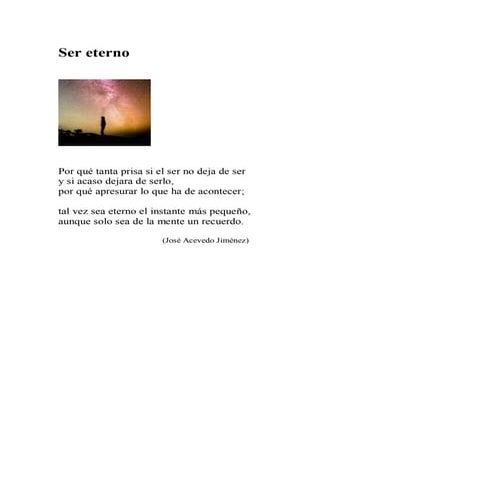 Ser eterno