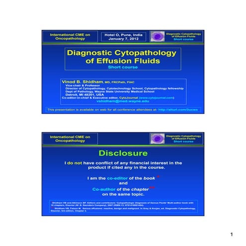 Ser fl cytol ico  pune jan 7, 2012 (handout)