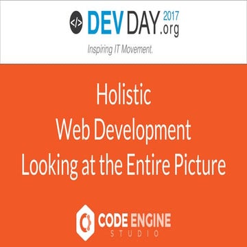 [DevDay 2017] Using analytics, focusing on SEO and unability - Keys to develo...
