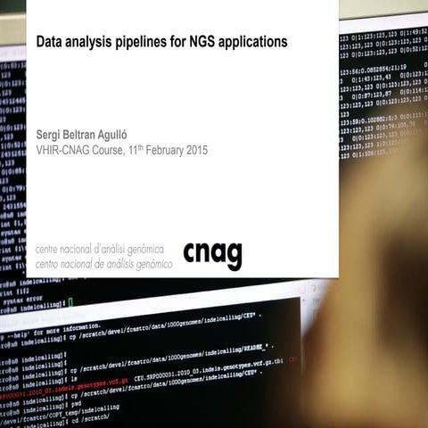 Data analysis pipelines for NGS applications
