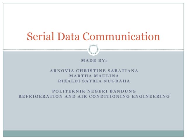 Serial Data Communication