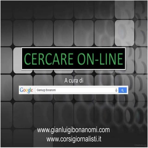 Cercare online