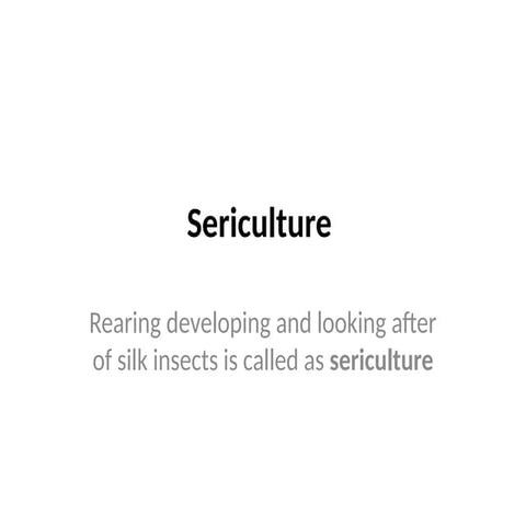 Silkworm rearing in Nepal & Importance of silkworm rearing